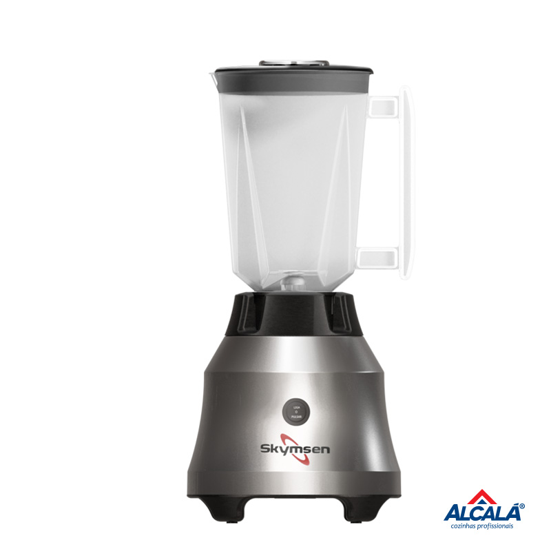 LIQUIDIFICADOR INOX COPO PLÁSTICO ALTA ROTAÇÃO 1,5L SILENCIOSO SKYMSEN