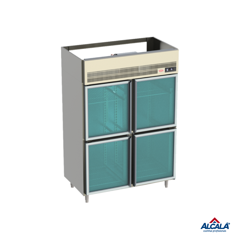 REFRIGERADOR VERTICAL COM PORTA DE VIDRO COZIL