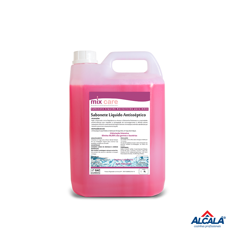 SABONETE LÍQUIDO MAX ANTISSEPTIC MIX CARE