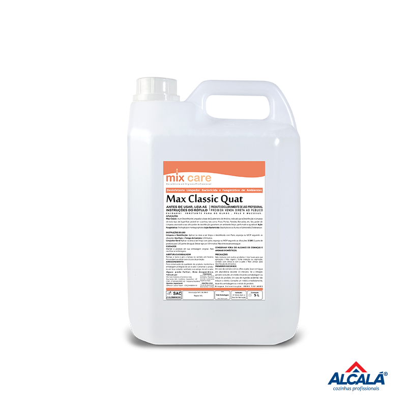 DESINFETANTE MAX CLASSIC QUAT MIX CARE