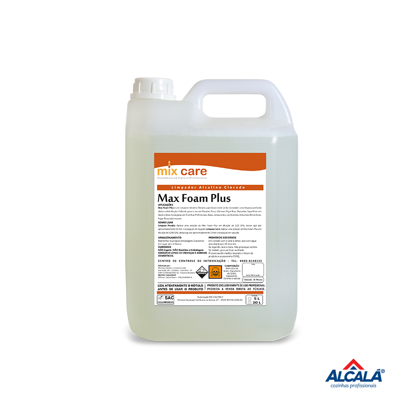 LIMPADOR MAX FOAM PLUS MIX CARE