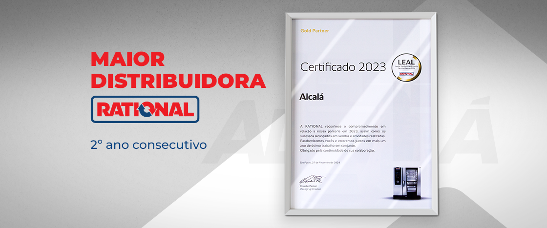 Alcalá-Pela segunda vez consecutiva, a Alcalá conquista prêmio de maior distribuidora Rational do Brasil