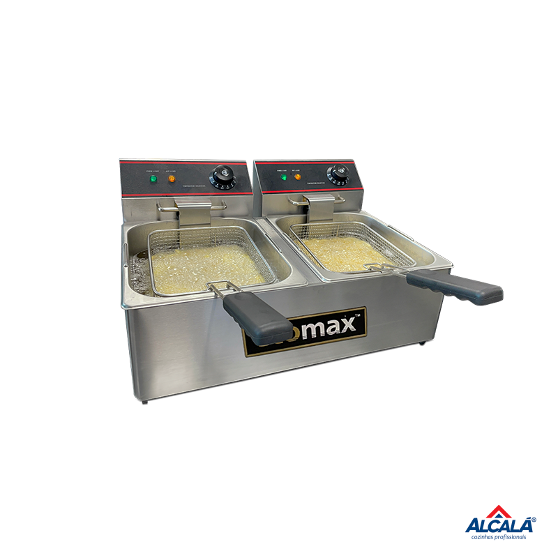 FRITADEIRA ELÉTRICA DE BANCADA 6L ECOMAX