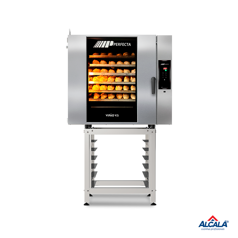FORNO TURBO VIPÃO V.5 DE 6 ASSADEIRAS PERFECTA