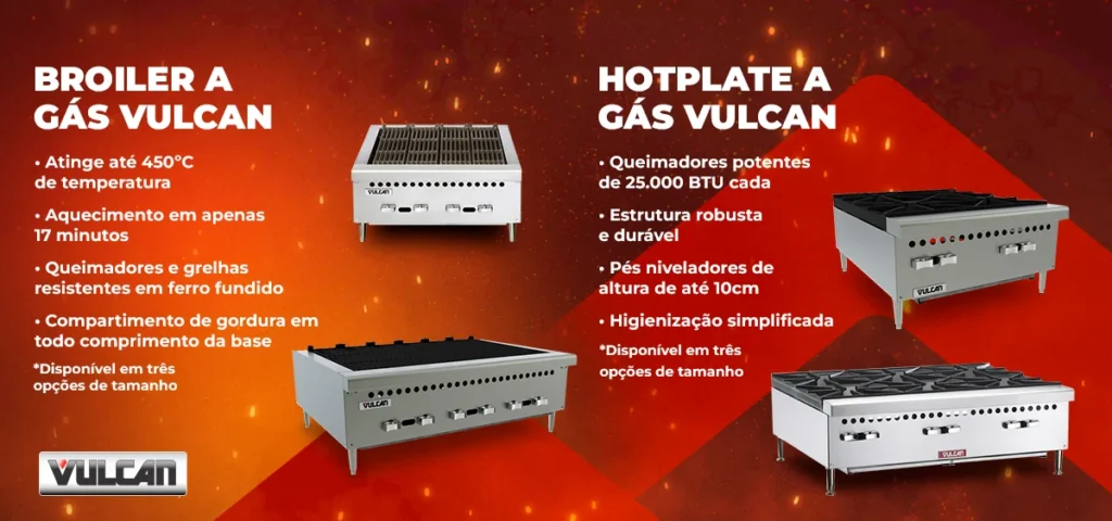 Cozinhas Profissionais de Alta Performance Escolhem Vulcan