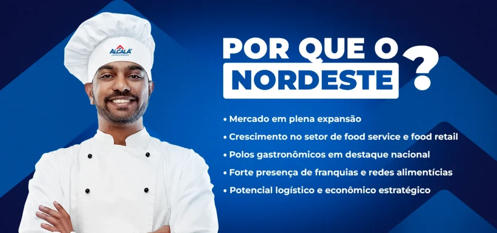 Alcalá chega ao Nordeste!
