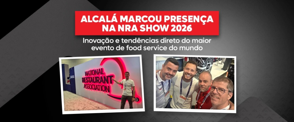 Alcalá marcou presença na NRA Show 2026: inovação e tendências direto do maior evento de food service do mundo