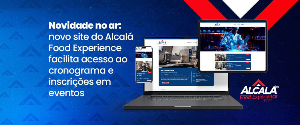 Novidade no ar: novo site do Alcalá Food Experience facilita acesso ao cronograma e inscrições em eventos